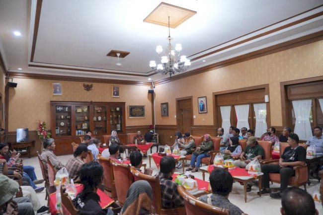 Gelar Open House Bersama Insan Pers, Bupati Klaten : Pers Membangun Daerah Lewat Tulisan