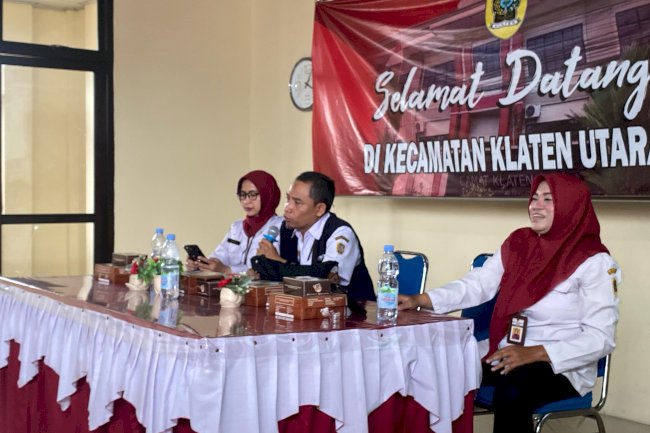 10 Admin Medsos Kecamatan Klaten Utara Ikuti Pelatihan Penguatan Website Desa