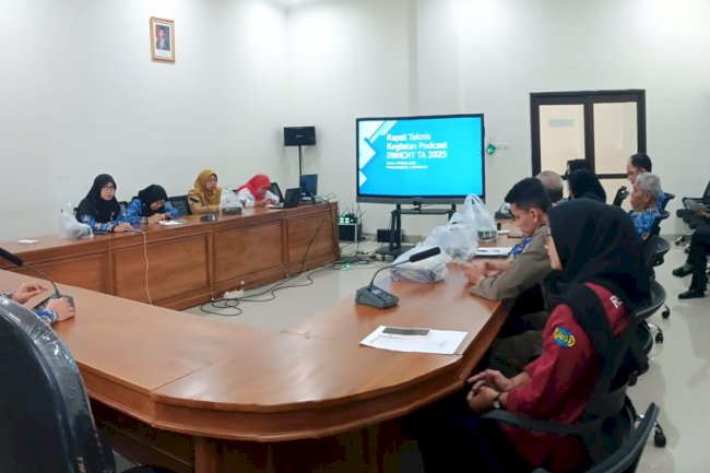 Diskominfo Kabupaten Klaten Gelar Rapat Teknis Persiapan Podcast DBHCHT 