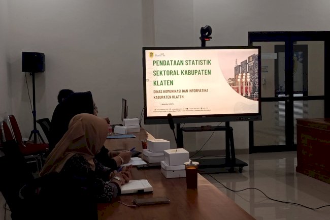 Diskominfo Klaten Gelar Rapat Persiapan Penyusunan Buku Statistik Sektoral 2025
