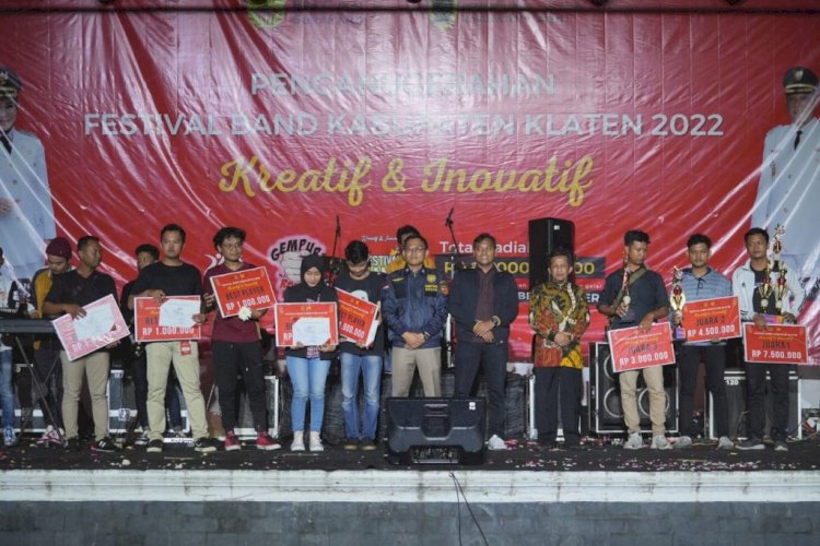 Festival Band Klaten Jadi Ajang Sosialisasi Gempur Rokok Ilegal